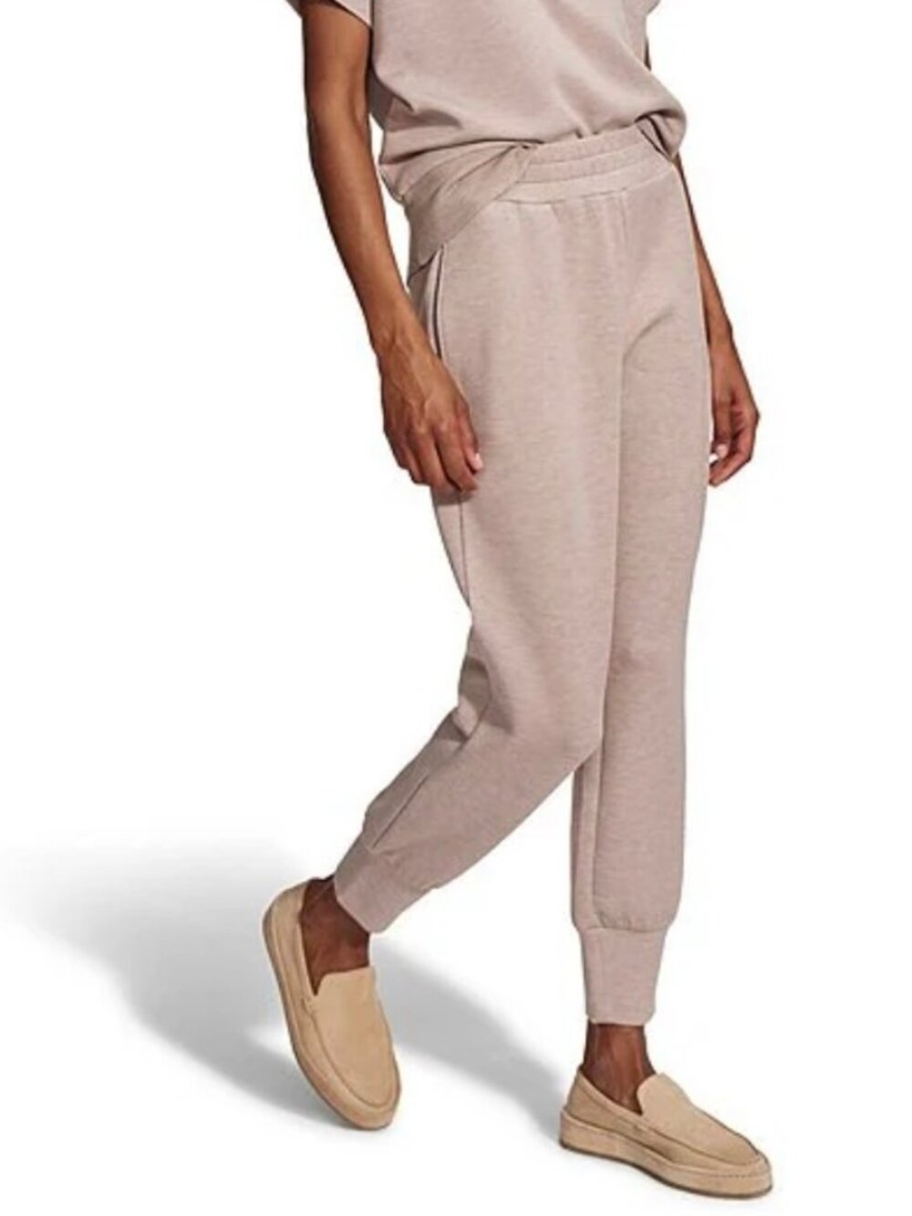 Varley Relaxed Jogger in Taupe Marl
